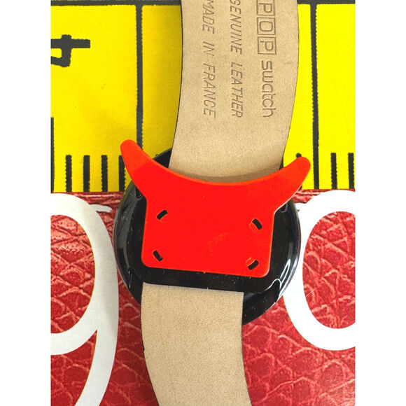 Swatch watch HOT STUFF PMB103 1995 Worldwide Packagings New With New battery - Picture 4 of 6